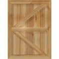thumbnail image 5 of 32 1/4"W X 74"H Timbercraft Six 5 3/8" Boards Framed Board-N-Batten Shutters W/Z-Bar, Rough Sawn Western Red Cedar (Per Pair), 5 of 13