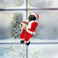 thumbnail image 4 of Fridja Christmas Decoration Santa Claus Electric Climbing Hanging Ladder Christmas Toys, 4 of 7