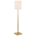 thumbnail image 4 of Henn&Hart 12" Brass Finish Metal/Fabric Floor Lamp, 4 of 7