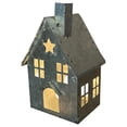 thumbnail image 2 of House Shape Candle Holder | Vintage House Shaped Metal Lantern | Tealight Lantern House Candlesticks Dining Room Table Decor Crafts, 2 of 9