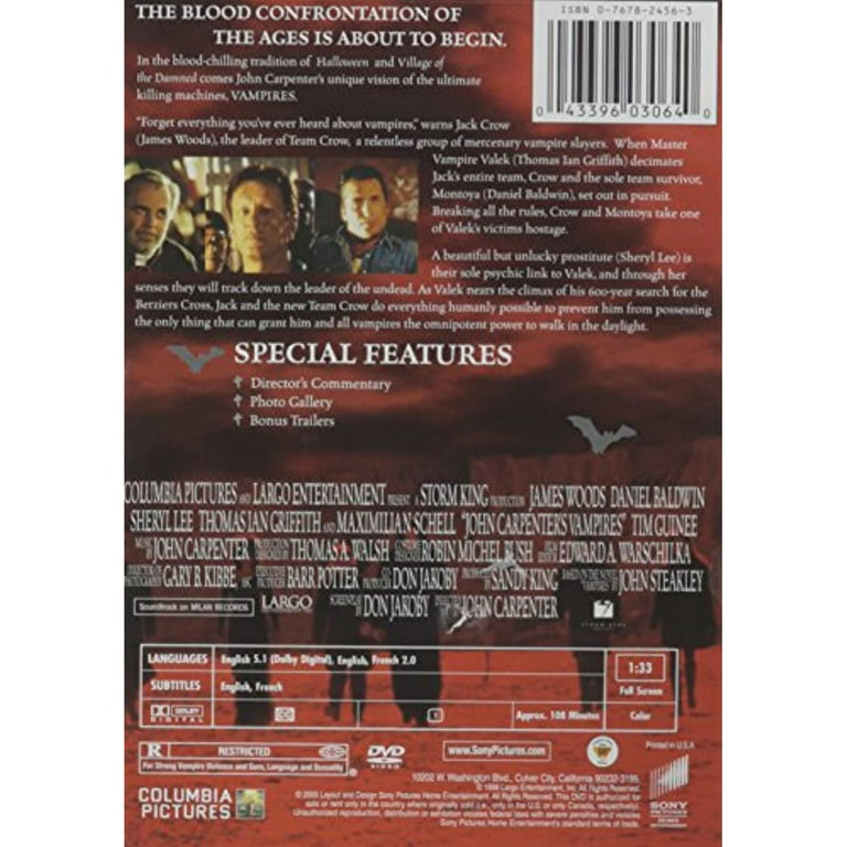 Vampires Blu-ray (John Carpenter's Vampires) (France)