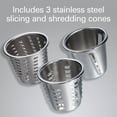 thumbnail image 3 of Hamilton Beach Professional Stand Mixer Specialty Attachment, Slicer and Shredder Set, 3 of 8