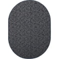 thumbnail image 2 of Furnish My Place Modern Indoor/Outdoor Commercial Navy Rug, Modern Area Rug, Baby Nursery Mat, Pet-Friendly Carpet for Living Room, Playroom, Made in USA, 1.5' x 2.25' Oval - Set of 5, 2 of 5