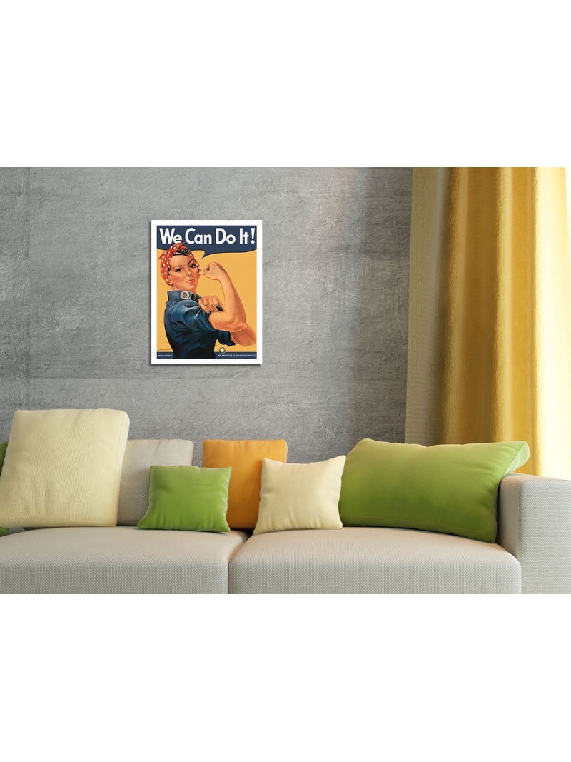 We Can Do It - Rosie the Riveter - Vintage War Poster by J. Howard
