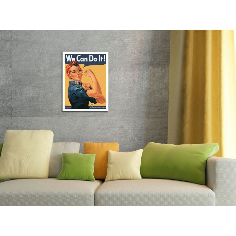 We Can Do It - Rosie the Riveter - Vintage War Poster by J. Howard