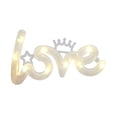 thumbnail image 3 of 2x Luces de Palabras de Amor, Luces de Amor para El Día de San Valentín, LED Decorativo de Pared, Palabras de Amor, Luz de Neón para Vacaciones, Día piezas, 3 of 8