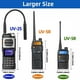 thumbnail image 4 of Walkie Talkies Baofeng UV-32 de largo alcance, 10 W, 5200 mAh, triple potencia, 4 of 9