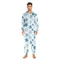 thumbnail image 7 of joogoo Snowflakes Blue Unisex Adults Onesies Pajamas Jumpsuits S, 7 of 7