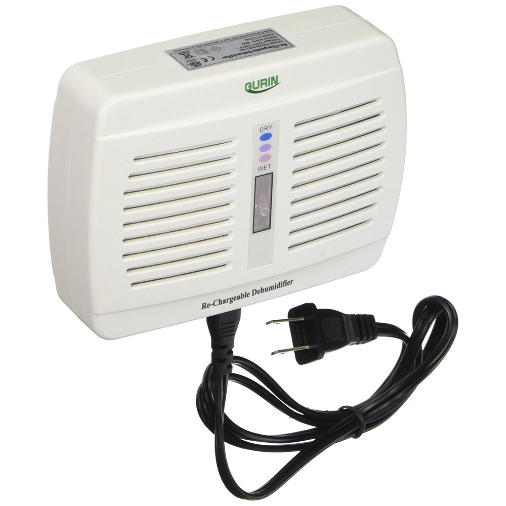 Gurin DHMD110 Renewable Wireless Dehumidifier, Mini