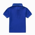 thumbnail image 5 of CAUYDY Boys Polo Shirts Kids School Uniform Shirts Short Sleeve Girls Collared Shirts(L101-Blue,3-4 Y), 5 of 7
