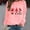 Pink, variant on Pullover Long Sleeve Tops Women Sweatshirts Funny Humor Fall Shirt Valentine's Day Gnome Print Blouses