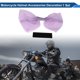 thumbnail image 2 of Accesorios para Cascos de Motocicleta Decoración Gran Lazo para Cascos de Motocicleta Bicicleta Esquí Malla Morada Sticker 1 Set, 2 of 6