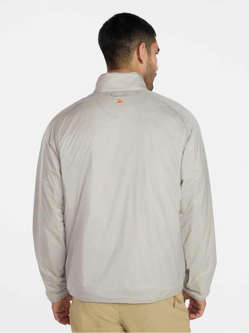 Ozark Trail Men's and Big Men's Light Insulated Nylon Zip Jacket
