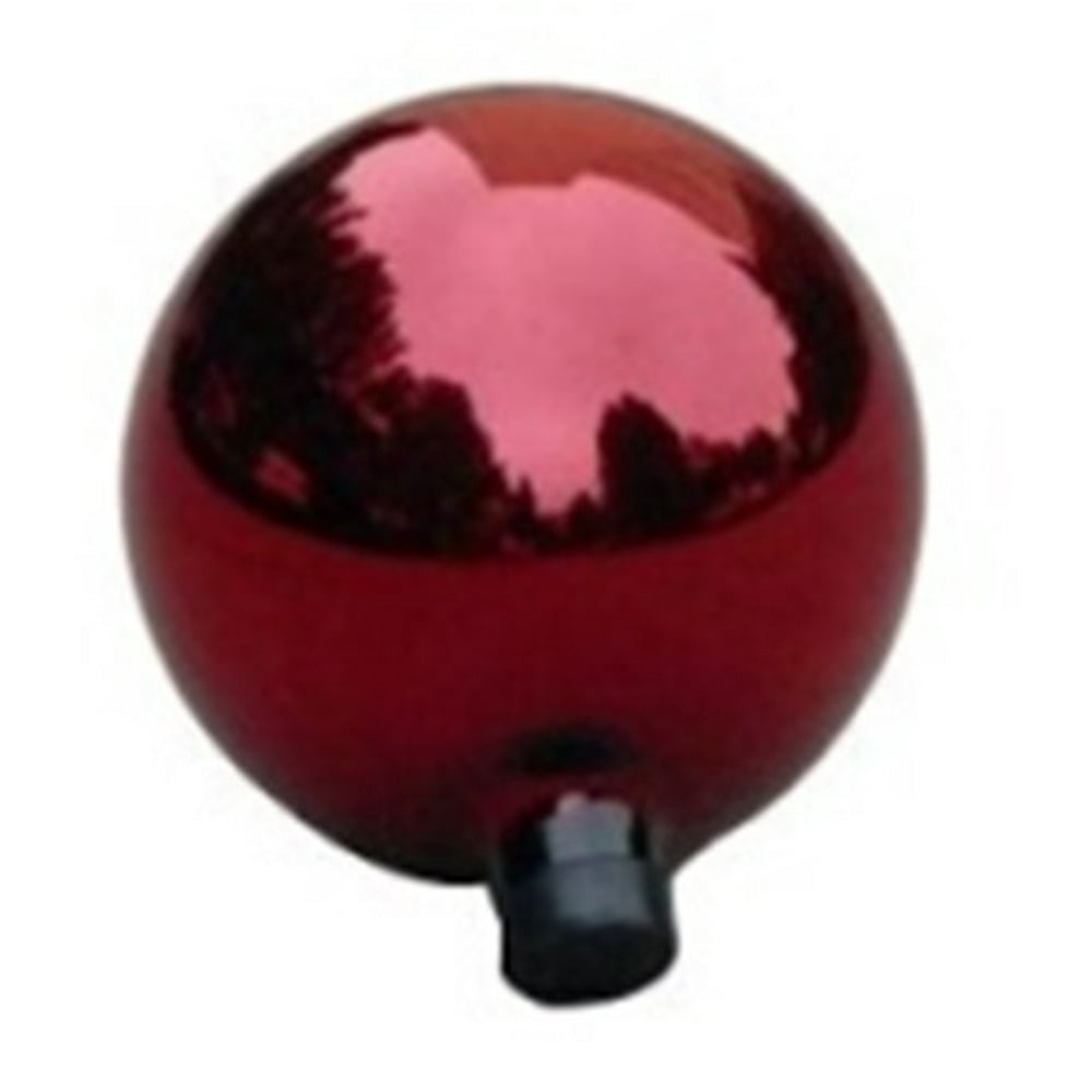 10" Berry Red Glass Outdoor Patio Garden Gazing Ball