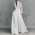 thumbnail image 2 of Tumotour Plus Size Button Up Shirt Dress for Women's Long Sleeve Flowy A-Line Maxi Dress Fall Tunic Dress, 2 of 7