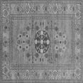 thumbnail image 1 of Ahgly Company Indoor Square Oriental Gray Industrial Area Rugs, 3' Square, 1 of 4