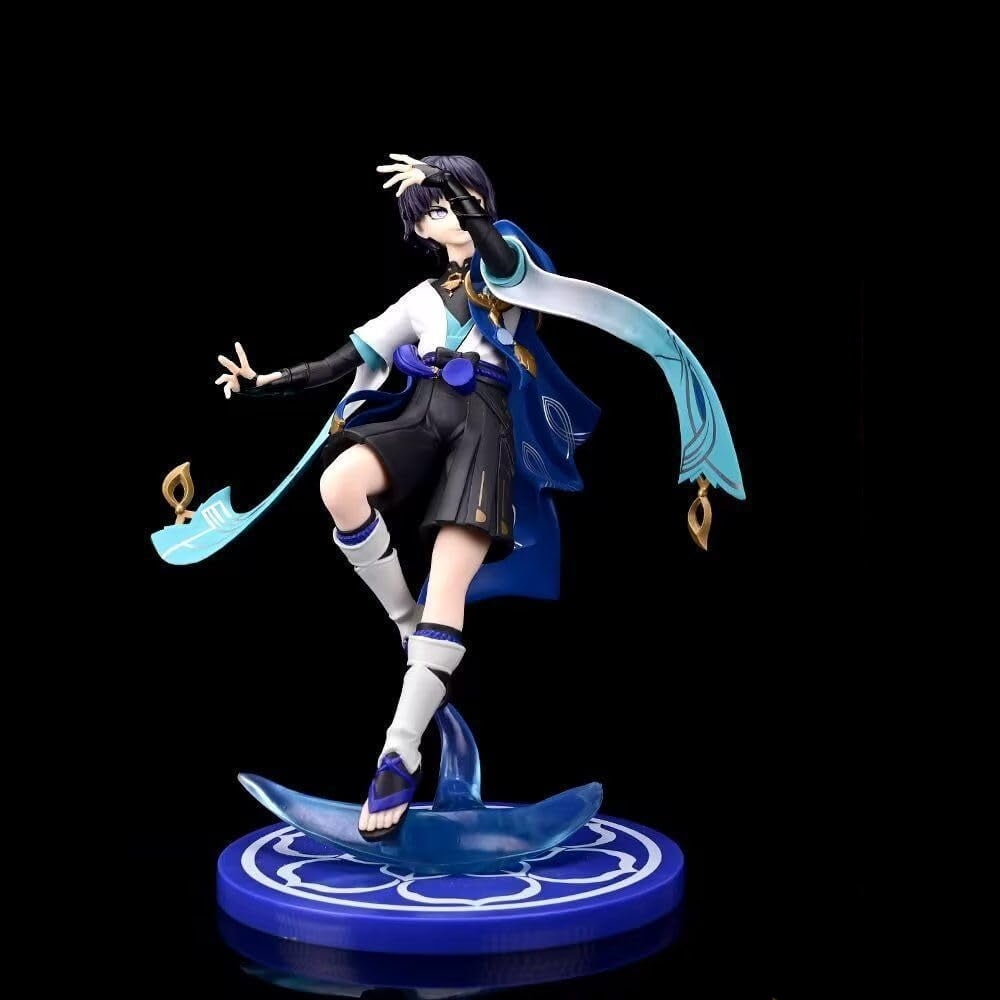 Venti Figure Fighting Posture Venti Figures Genshin Impact Figures 23cm/9.1inch Anime Figures Game Character Statue Collection Decoration Gift