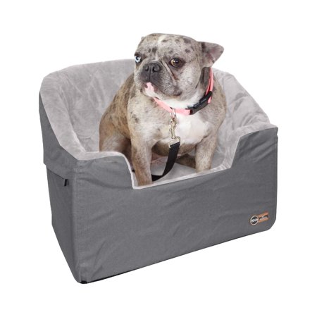 UPC: 0655199637454 | K&H Pet Products Bucket Booster Dog Car Seat Knockdown Gray/Gray Large