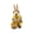 Yellow, variant on HOARBOEG Halloween Bunny Decor, Grass Woven Rabbit Ornament, Forest Style Garden & Home Decor, Tabletop/Bookshelf/Porch Decoration for Easter Fall Festival