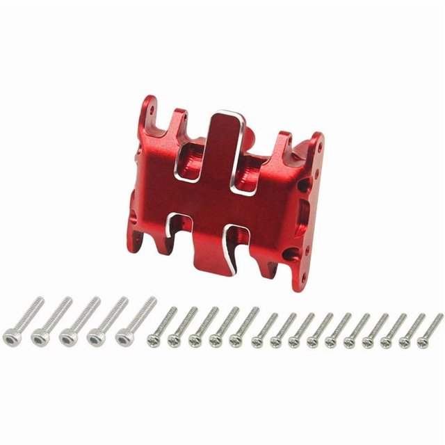 Accesorios de Metal para 1/30 SCX30 -2048 -2261 -2260 RC Bloque de Contrapeso del Eje Trasero de la Copa de Dirección de Latón