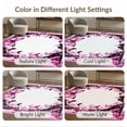 thumbnail image 7 of ODIKA 8'x10' Washable Area Rug Gothic Vintage Moth Butterfly Ornate Filigree Damask Border Shaped for King Size Bedroom Under Bed, Master Suite, Non-Shedding, Easy Care, 7 of 7