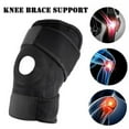 thumbnail image 3 of Adjustable Knee Brace Support For Pain Relief Sports Recovery One Size Black, 3 of 7