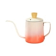 thumbnail image 4 of TISHITA 350ml Gooseneck Pour over Coffee Kettle Stainless Steel for Baristas Sturdy Ergonomic Handle 2.8x3.2inch Versatile Tea Kettle Gradient Red, 4 of 8