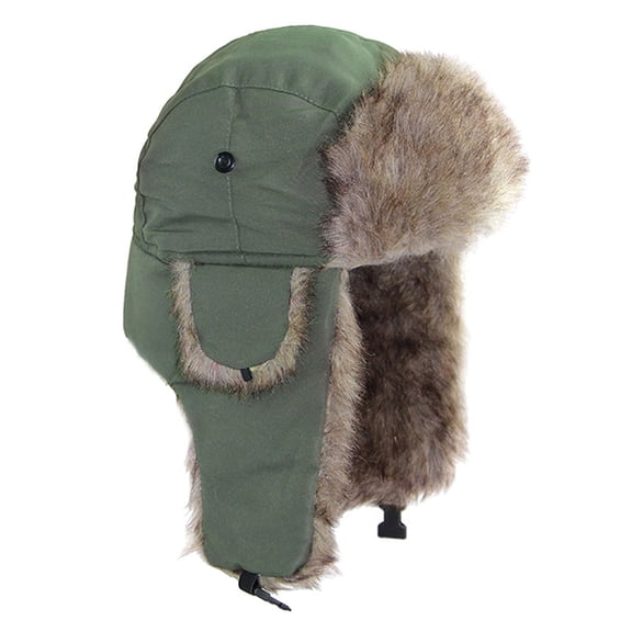 AWZXDE Unisex Solid Color Lined Thermal Ski Mask Balaclava Warm Windproof Winter Hat for Outdoor Sports Fashion Simple Beanie Green,One Size