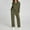 Army Green, variant on Plus Size Two Piece Sets for Women Long Sleeve Crew Neck Womens Tops Summer Drawstring Elastic Waist Pants for Women Relaxed Solid Color Beach Outfits for Women for Beach Green M