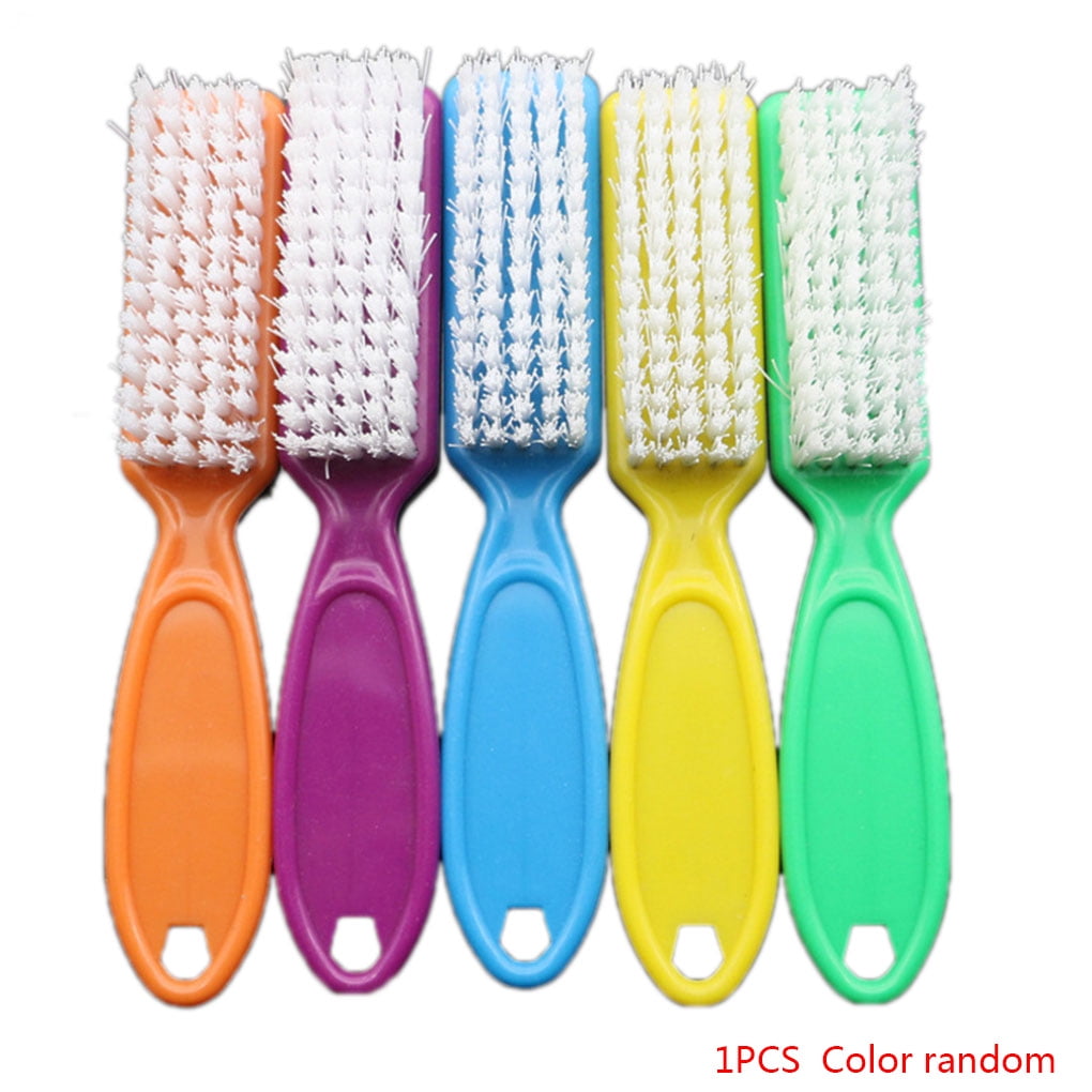Plastic Nail Cleaning Brush Remove Dust Powder Cleaner Acrylic UV Gel