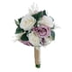 thumbnail image 1 of Ramo De Rosas Artificiales Para Boda, 20x26cm, Ramo De Flores De Seda Para Novia, Accesorio De Fotografía, Color Champán Y Morado, 1 of 8