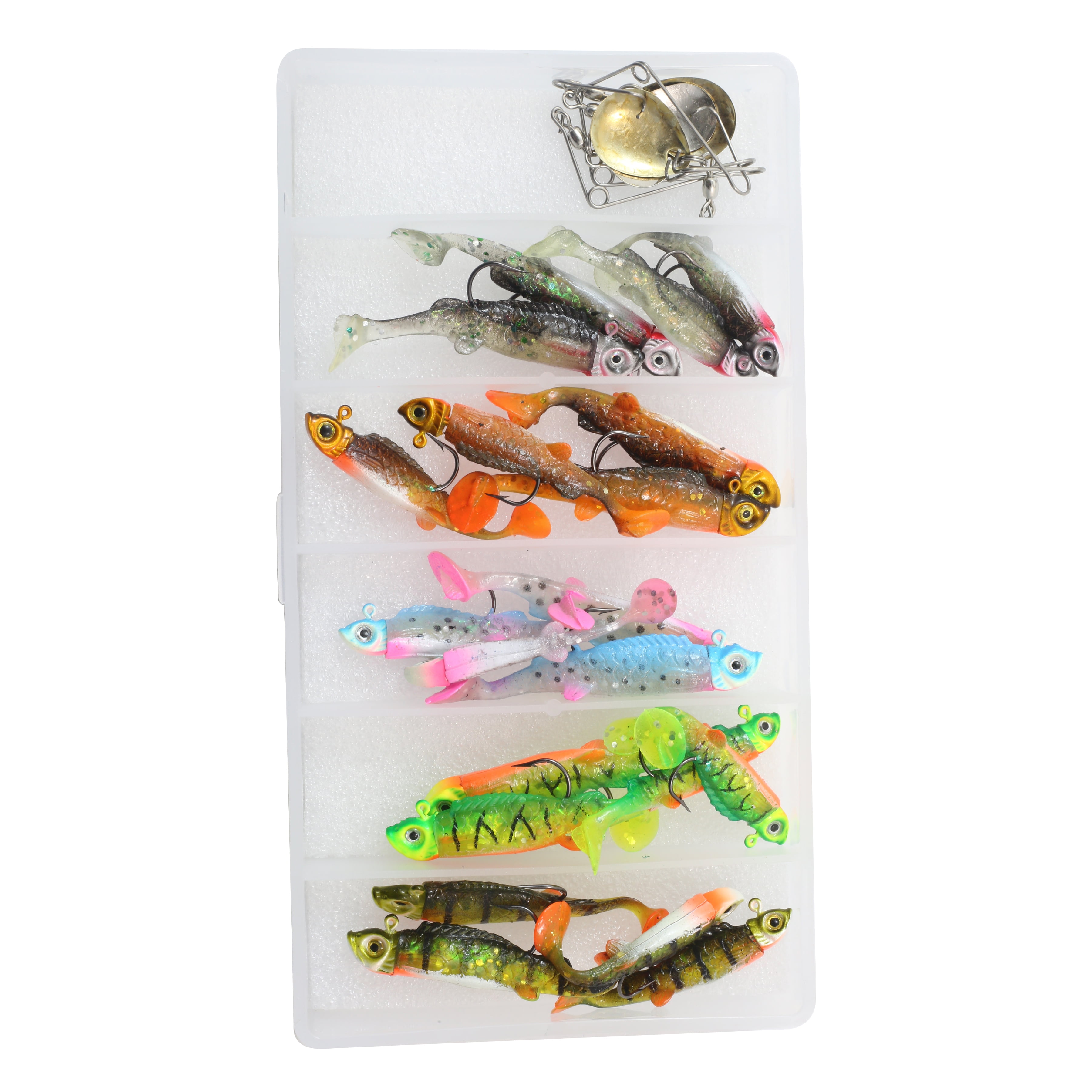 Lockett Lures Soft Plastic Minnow Fishing Box