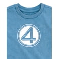 thumbnail image 5 of Marvel Fantastic Four Toddler Boys' Cosplay Short Sleeve T-Shirt Wash Blue Fantastic 4, 5 of 6