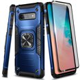thumbnail image 7 of Nagebee Case for Samsung Galaxy S10 with Screen Protector (Soft Full Coverage), [Military-Grade] Full-Body Protective, Magnetic Car Mount Ring Holder, Heavy-Duty Durable Case (Blue), 7 of 7