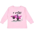 thumbnail image 3 of Inktastic Go Go Go Pink Racing Car Boys or Girls Long Sleeve Toddler T-Shirt, 3 of 5