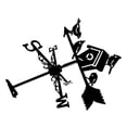thumbnail image 3 of stanreset Metal Weather Vane Elegant Addition To Garden Exquisite Shape Weathervane 1Set, 3 of 6