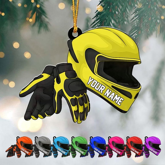 Personalized Dirt Bike Christmas Ornaments 2025 Custom Motocross Ornament Dirtbike Christmas Ornament Motorcycle Christmas Tree Ornaments Gift for Racing Lover Rider Gifts Hanging Decor Xmas (D23)
