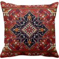 thumbnail image 4 of Throw Pillow Covers, Retro Tribal Ethnic Home Decor Set of 4 Pillow Cases, 18 X 18 inches Sofa Cushion Couch Sofa Pillowcases Decorative, 4 of 6