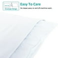 thumbnail image 3 of [Pillowcase]-Ultra Soft Microfiber Body Pillowcase, Cozy Machine Washable long Pillow Cover, White, 1 Count, Pillow not included, 3 of 5