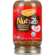 NuttZo Seven Nut & Seed Butter, Power Fuel, Crunchy, Organic-6 x 12 oz