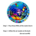 thumbnail image 4 of Inflatable Playmat, Tummy Time Water Mat,Portable Round Water Pad,Visual Stimulation Gift,Water Pads that Promote Motor and Sensory Development, 4 of 9