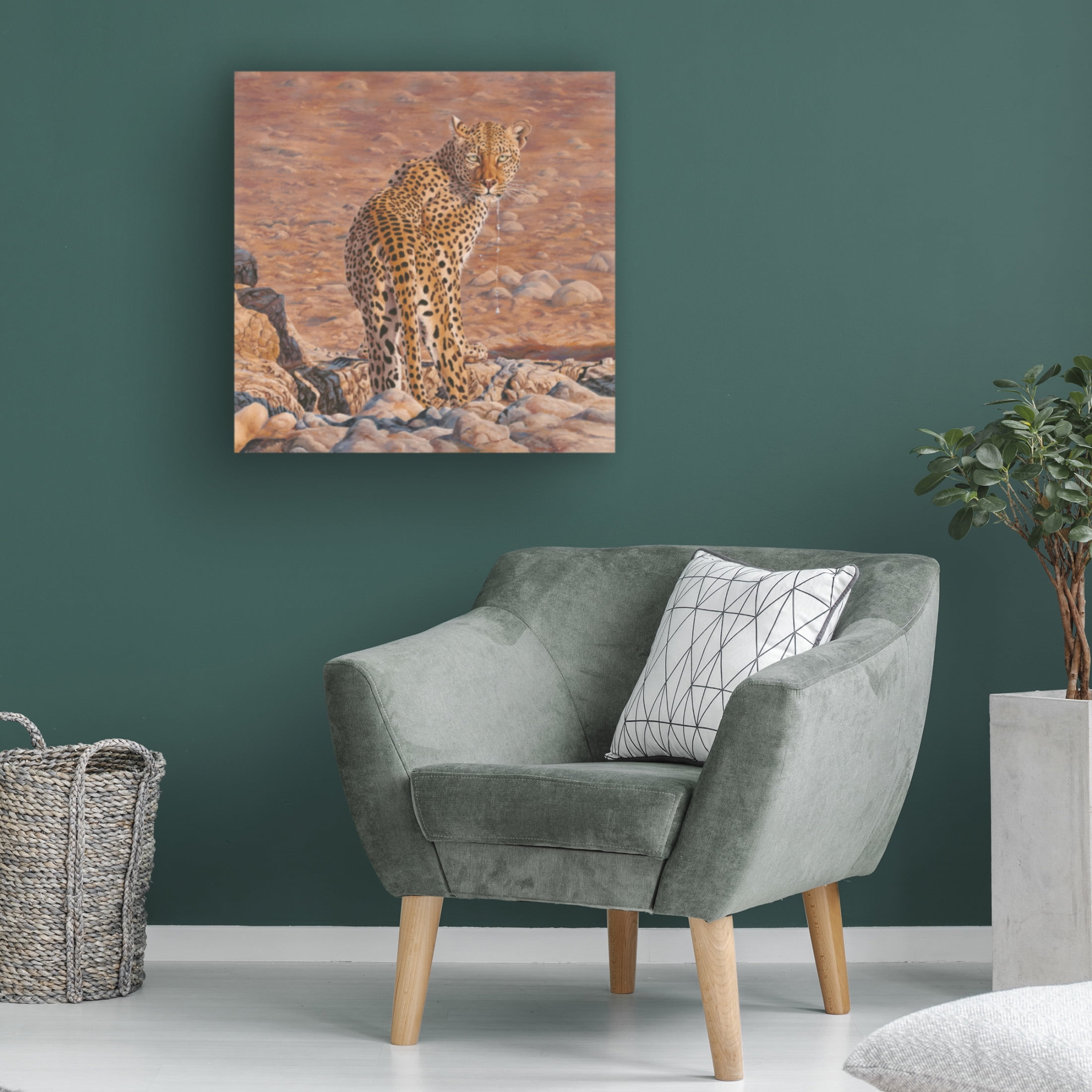 Canvas Wall Art - Delene Lambert 'Disturbed' Wall Art for Living Room, Bedroom, or Office Décor by Trademark Fine Art - 35 x 35 Inches