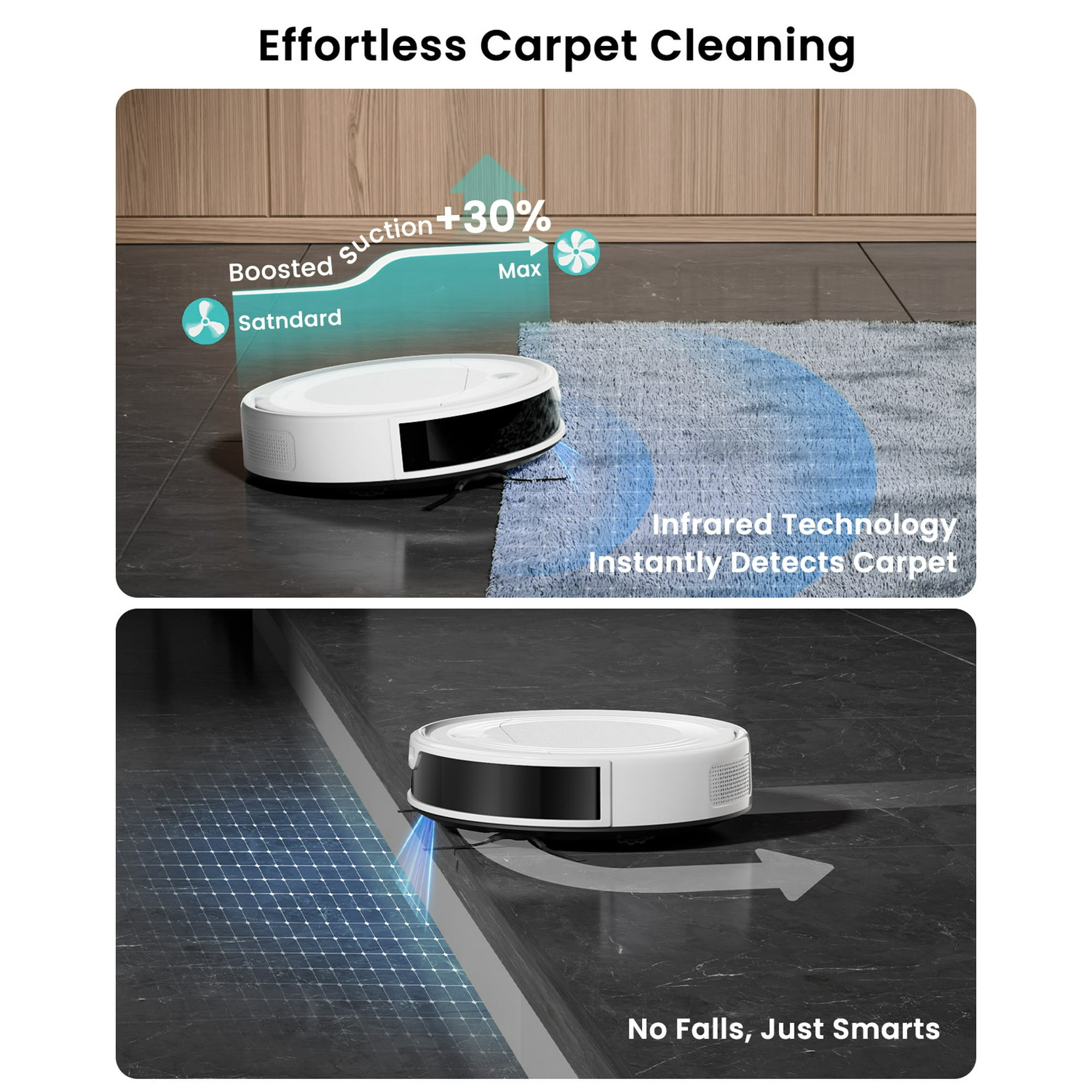 【新品未使用】メーカー価格30.000円Lefant M310 ultra Lefant M310 Ultra Robot Vacuum and Mop Combo, Ultra-thin Robot
