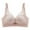 Pink, variant on Plus Size Bras for Women Unlined Lace Underwire Bra for Heavy Breasts Full Coverage Compression Smooth Back Wide Straps