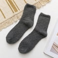 thumbnail image 4 of Xingzhi WarmMenSocksSolidColorMidCalfSocksAutumnWinterStyleCoralVelvetThickenedFloorSocks, 4 of 4