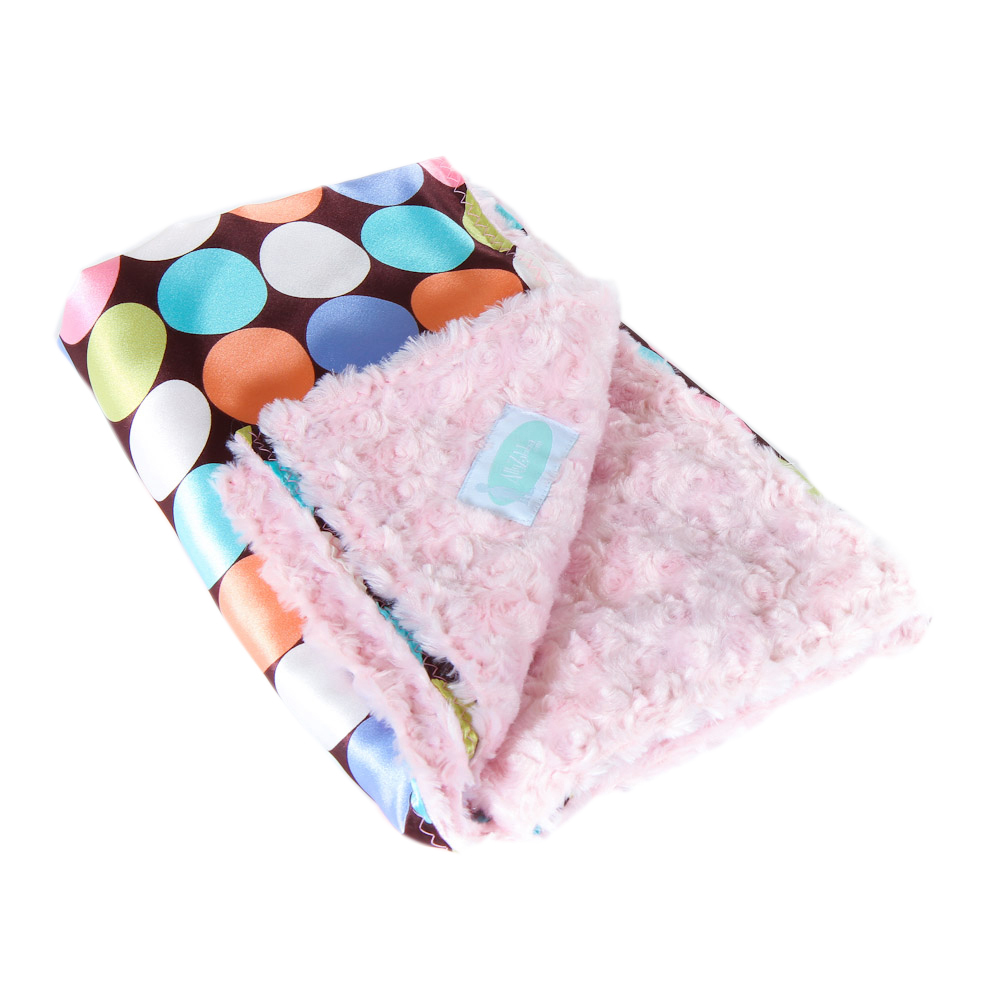 AllyZabba ChocolateDot Blanket Large Candy