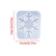 thumbnail image 4 of Inteprter Molde de resina Fundición Moldes de copos de nieve Artesanía DIY Regalos multiusos Molde Colgante Suministros de artesanía de vacaciones tres, Artesanía tres, medio Inteprter HA059604-01, 4 of 6