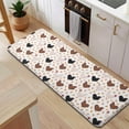thumbnail image 5 of White Chicken Heart Pattern Kitchen Rug Mat,Kitchen Runner Rugs Non Skid Washable,Decorative Kitchen Floor Mats for Kitchen,Sink,Laundry,17"x47.2", 5 of 7