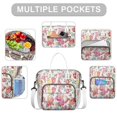 thumbnail image 2 of Pioneer Flower Floral Print Pattern Womens Lunch Box for Work,Insulated Large Lunch Bag for Tween and Teen,Loncheras Para Mujer,Leakproof Adult Lunch Bag for Work,Beach,Travel,Picnic,Camping, 2 of 7