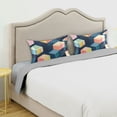 thumbnail image 3 of Yayeee Pillowcase King Size Set of 2 Satin Wrinkle Resistant Pillow Case, Blue Cubes, 3 of 7